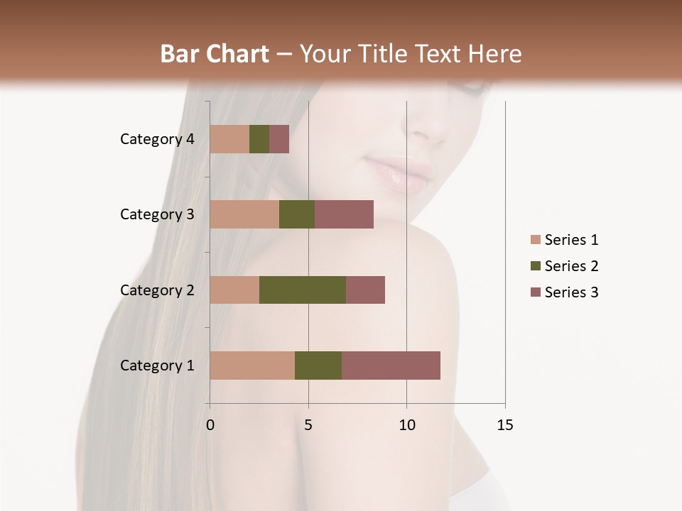 Hair Model Long PowerPoint Template