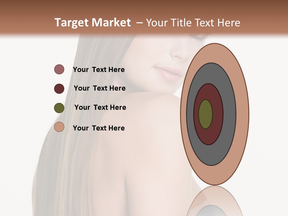 Hair Model Long PowerPoint Template