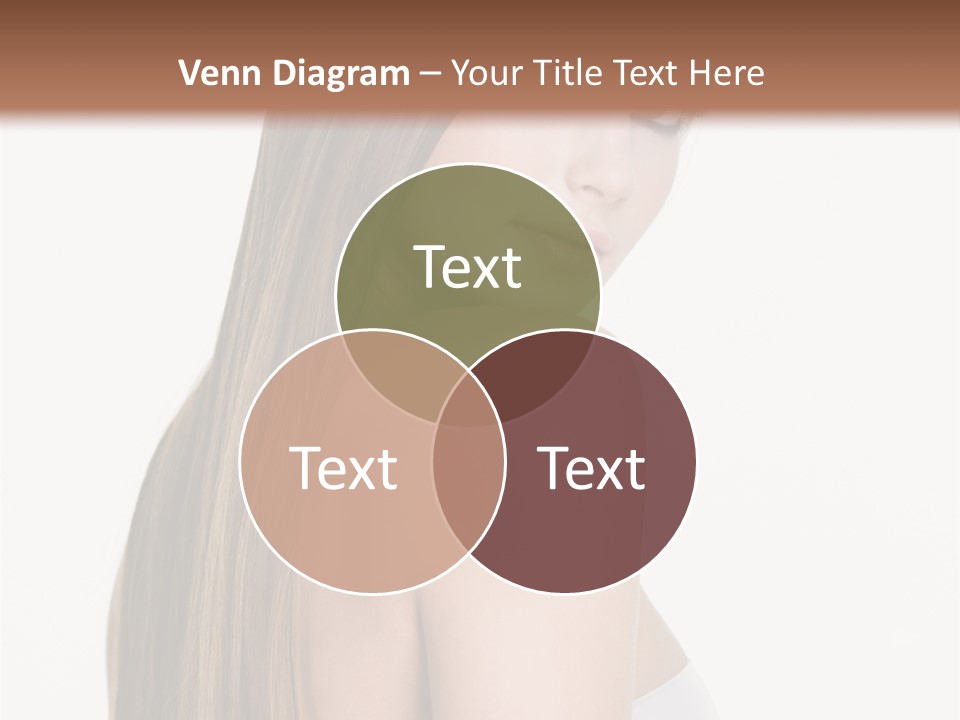 Hair Model Long PowerPoint Template