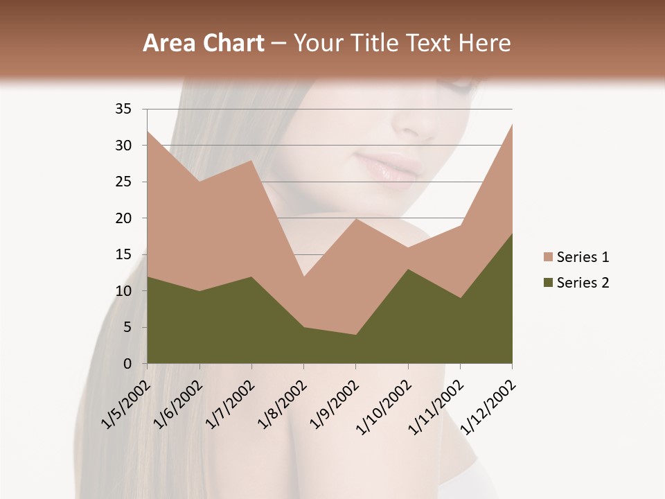 Hair Model Long PowerPoint Template
