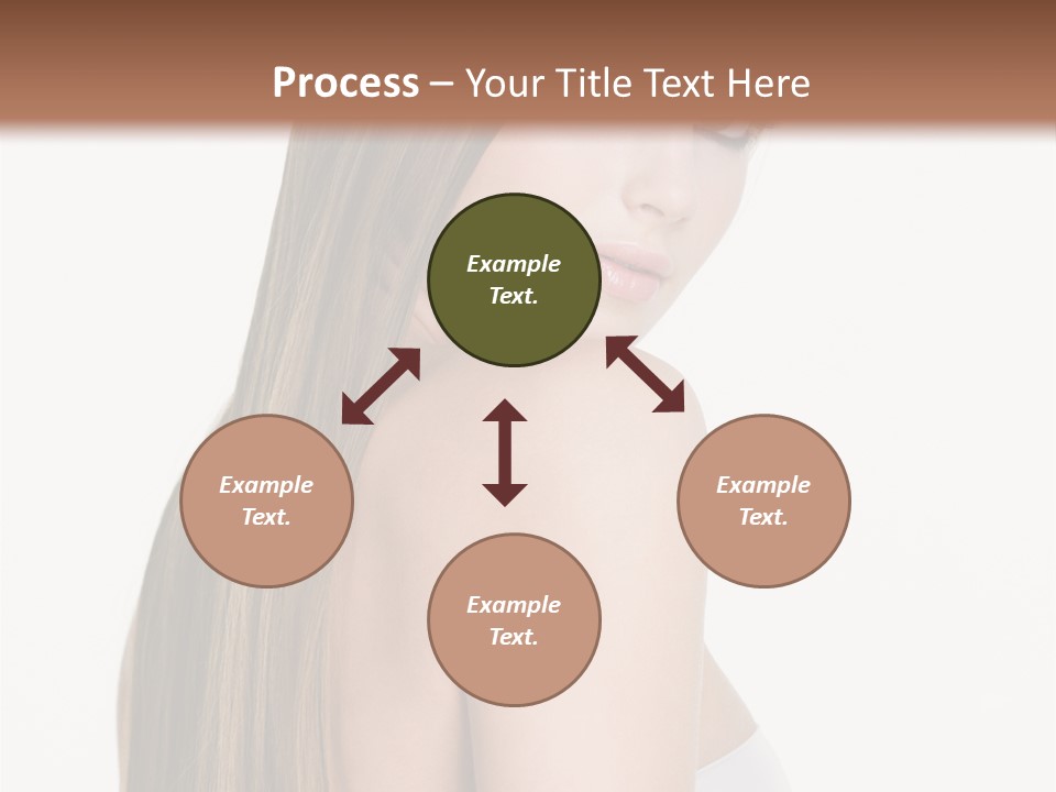 Hair Model Long PowerPoint Template