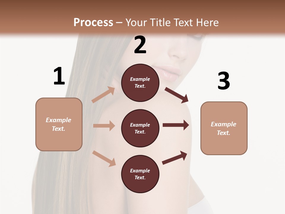Hair Model Long PowerPoint Template