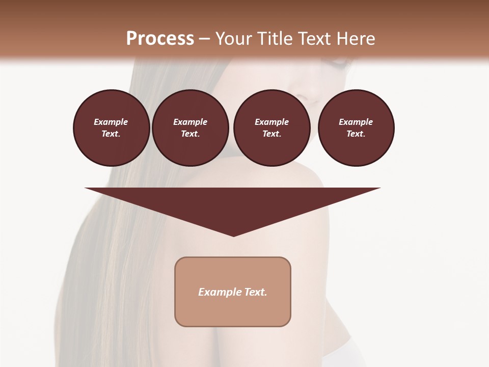 Hair Model Long PowerPoint Template