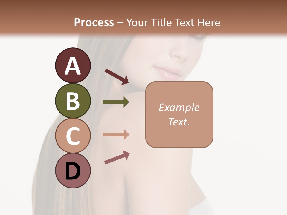 Hair Model Long PowerPoint Template