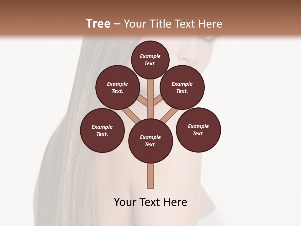 Hair Model Long PowerPoint Template