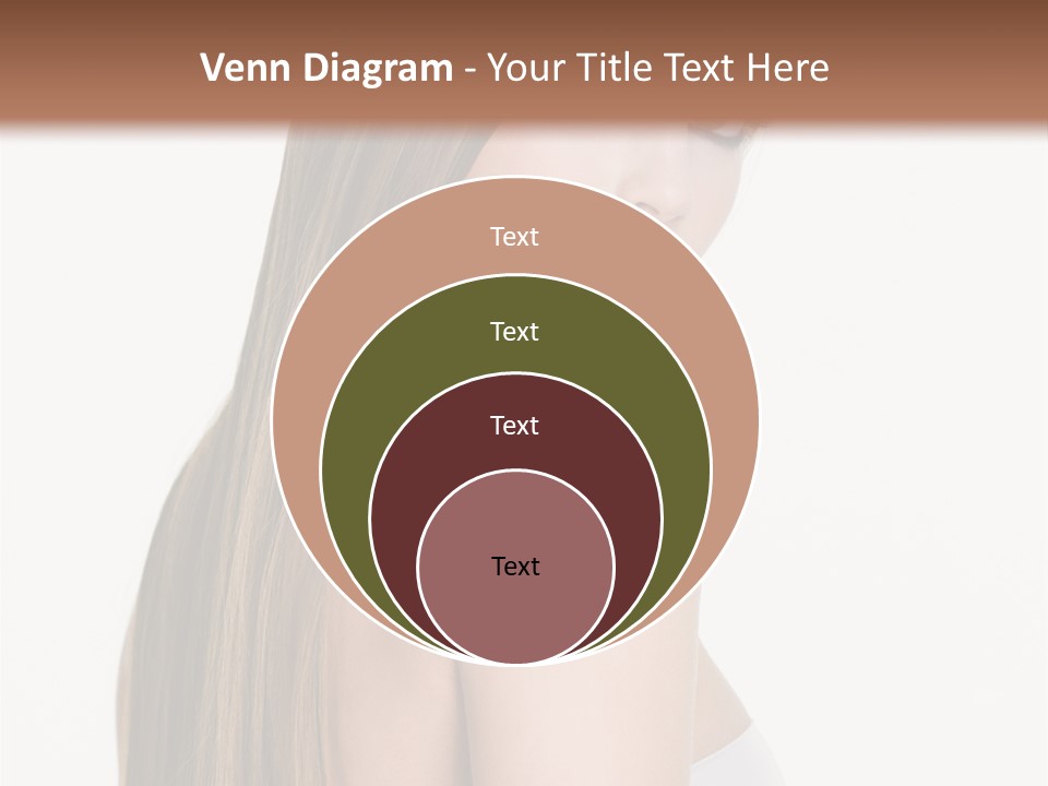 Hair Model Long PowerPoint Template