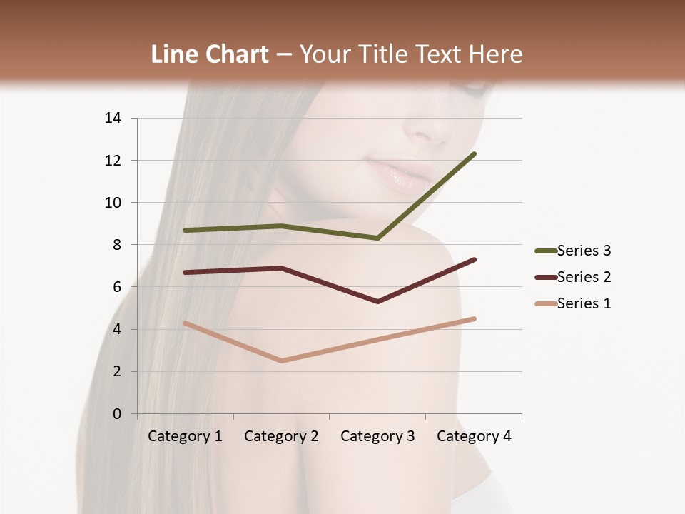 Hair Model Long PowerPoint Template
