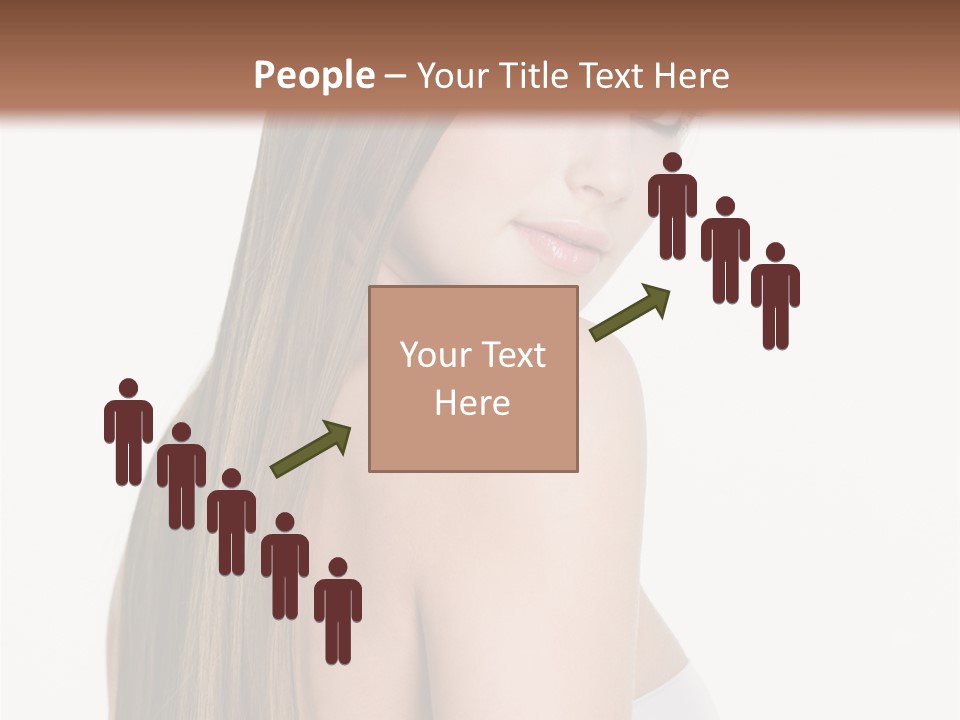 Hair Model Long PowerPoint Template