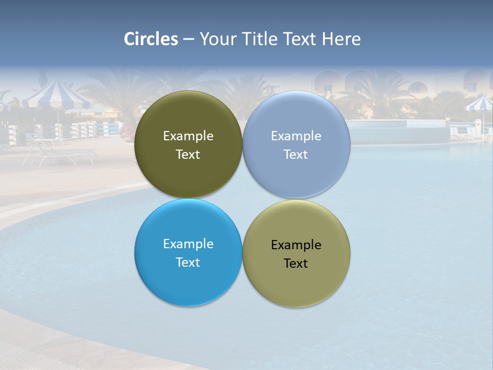 Relax Team Blue PowerPoint Template