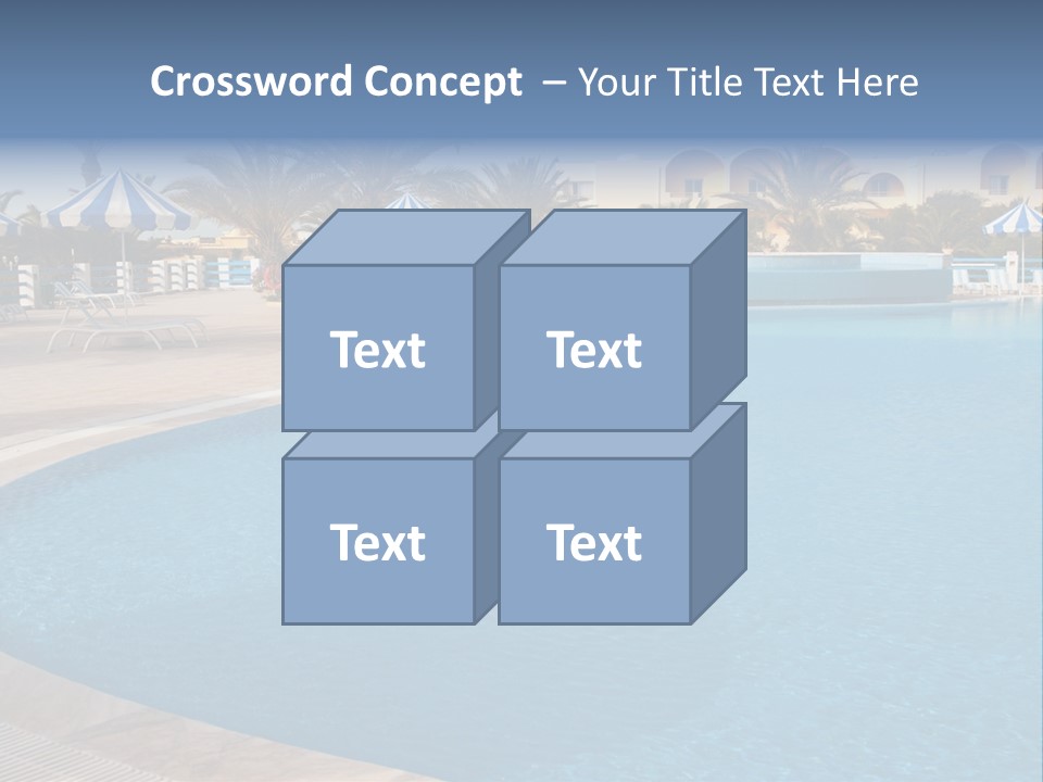 Relax Team Blue PowerPoint Template