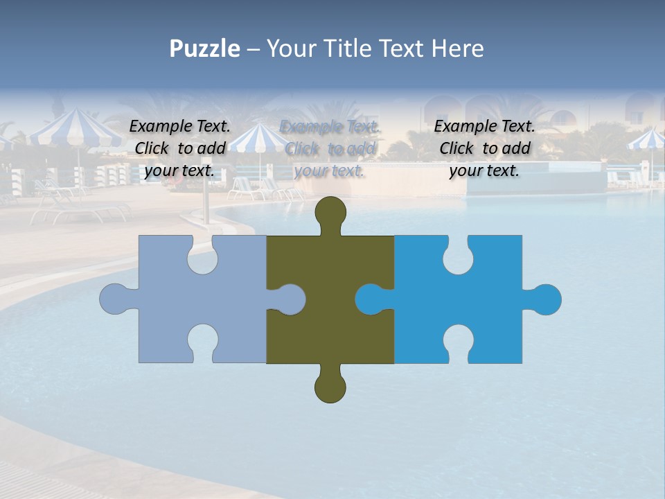 Relax Team Blue PowerPoint Template