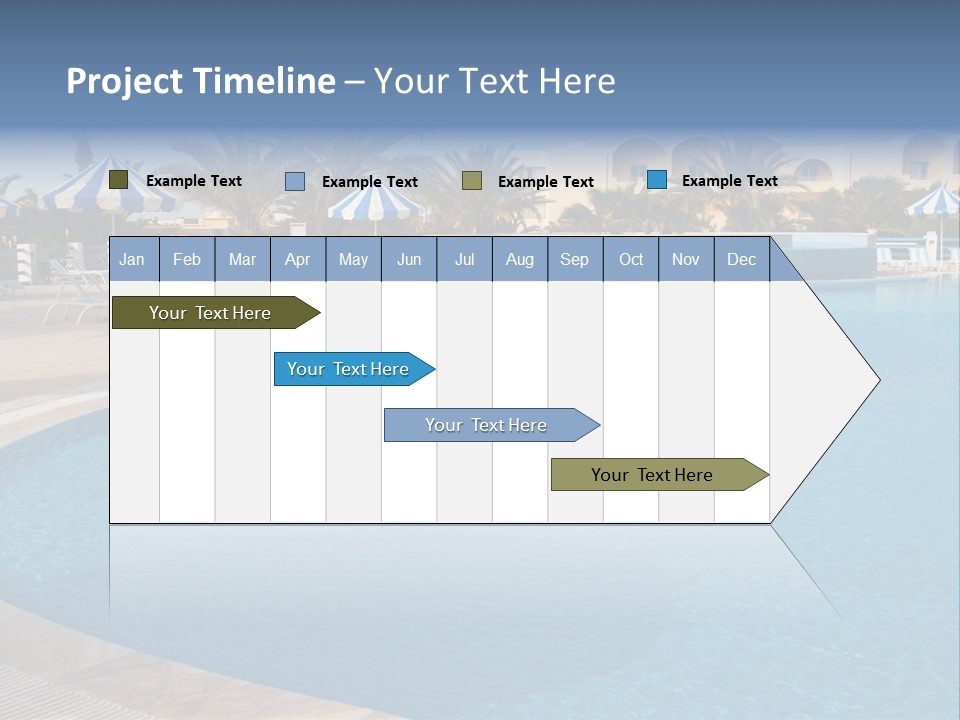 Relax Team Blue PowerPoint Template