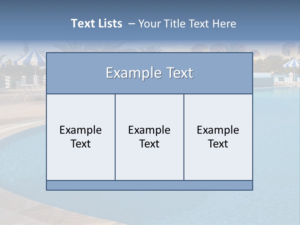 Relax Team Blue PowerPoint Template