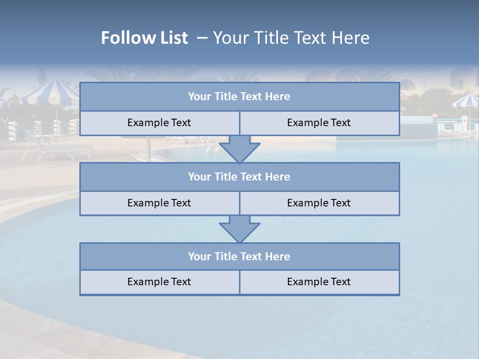 Relax Team Blue PowerPoint Template
