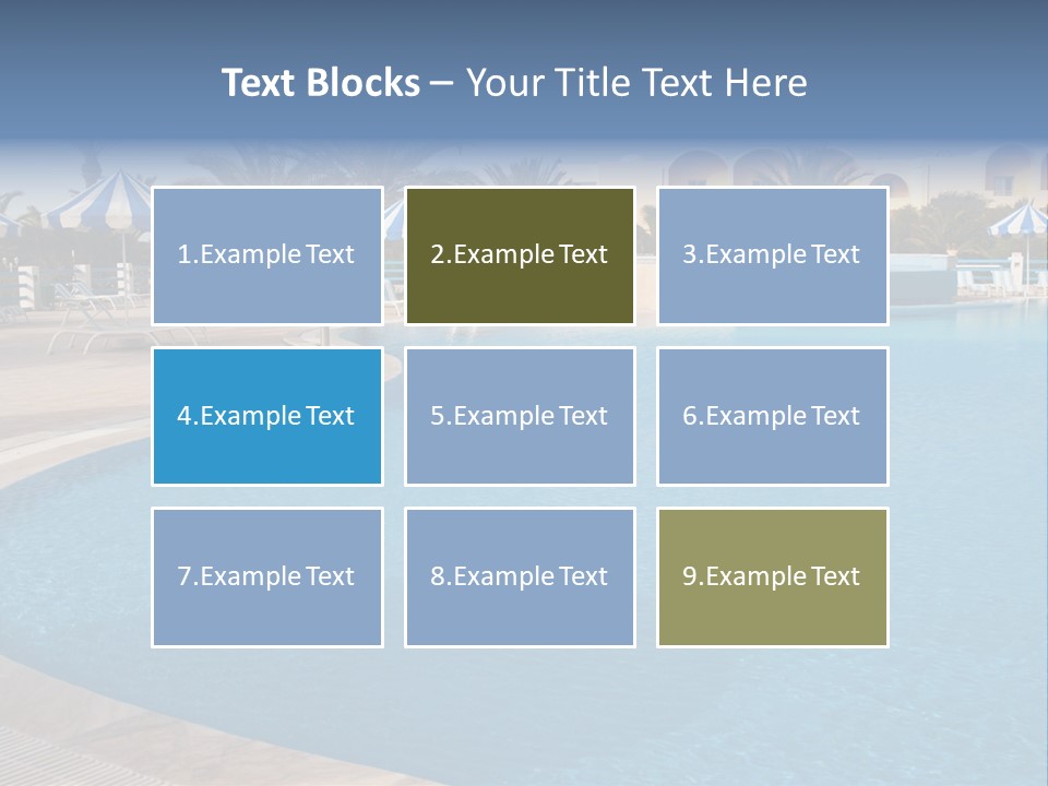 Relax Team Blue PowerPoint Template