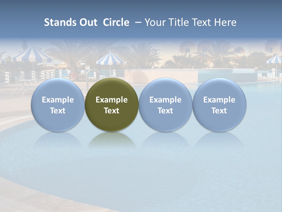 Relax Team Blue PowerPoint Template