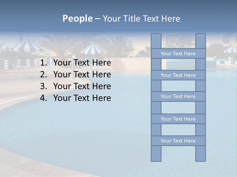 Relax Team Blue PowerPoint Template