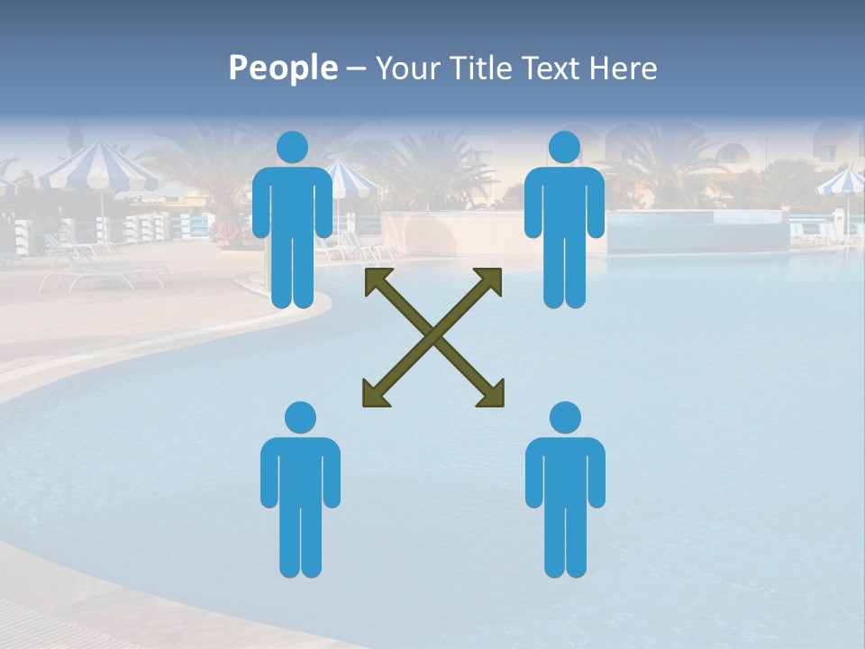 Relax Team Blue PowerPoint Template