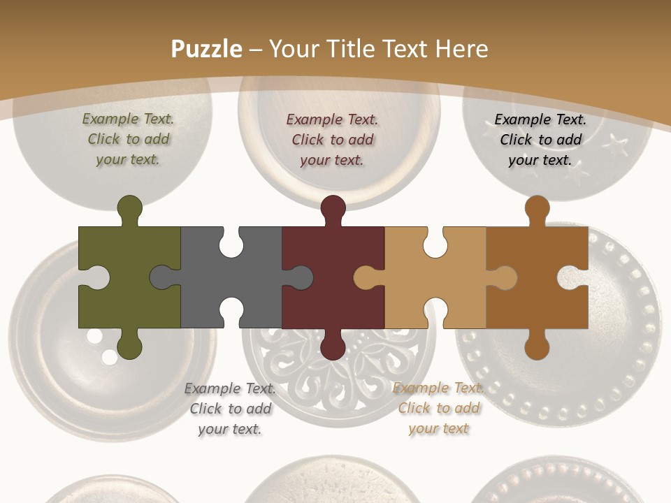 Decorative Sewing Macro PowerPoint Template