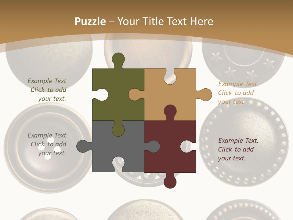 Decorative Sewing Macro PowerPoint Template