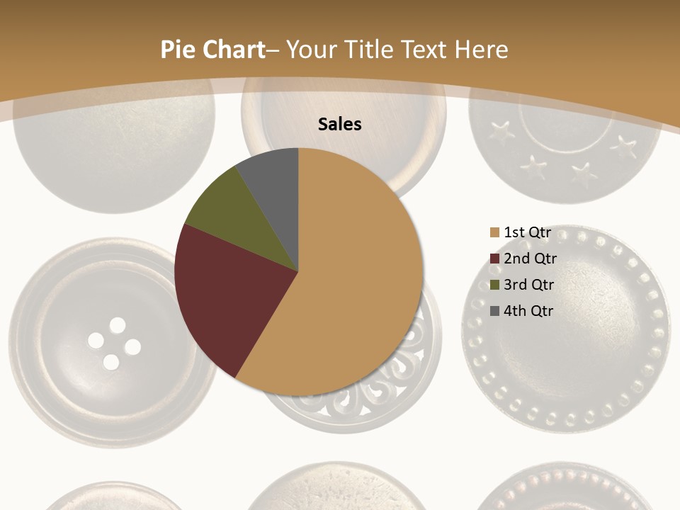 Decorative Sewing Macro PowerPoint Template