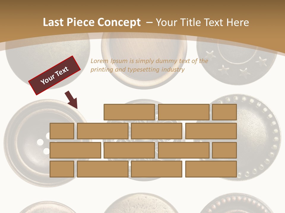 Decorative Sewing Macro PowerPoint Template