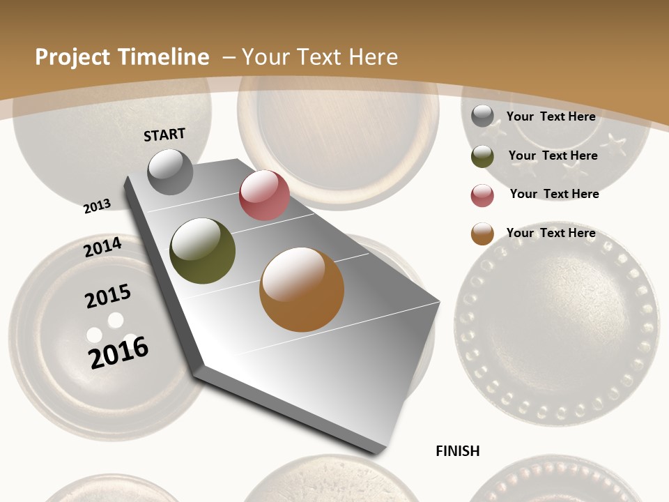 Decorative Sewing Macro PowerPoint Template