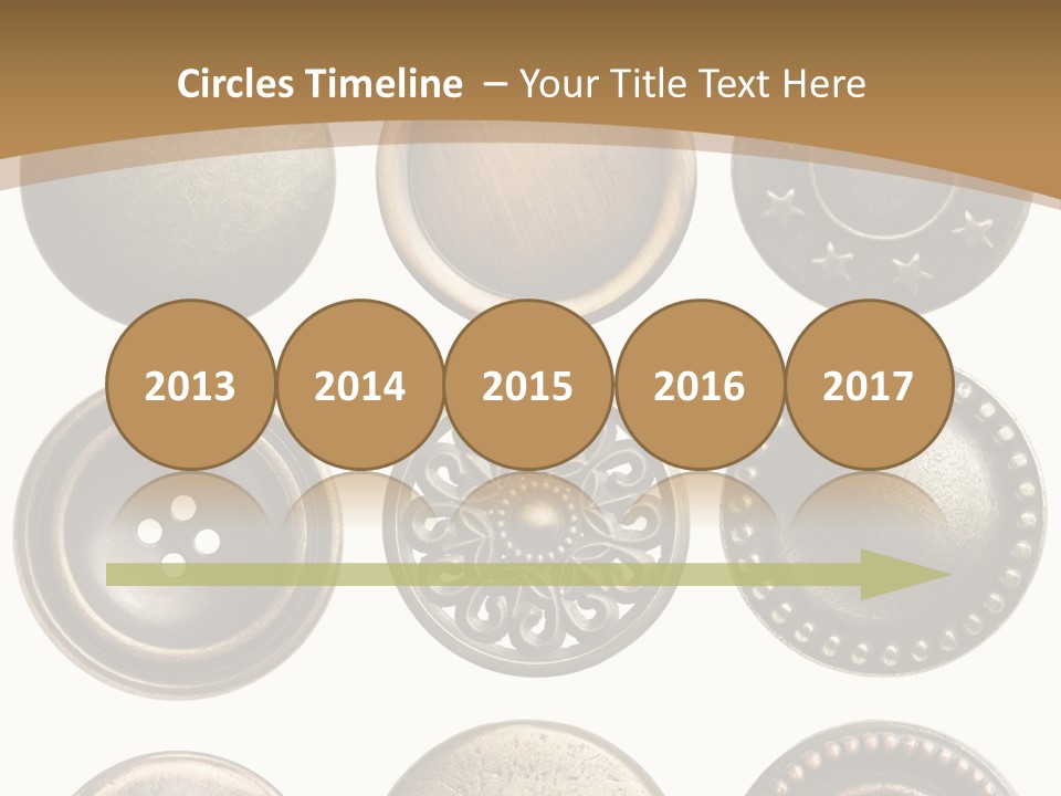 Decorative Sewing Macro PowerPoint Template