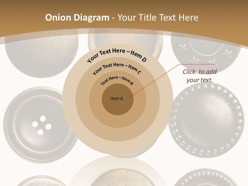Decorative Sewing Macro PowerPoint Template