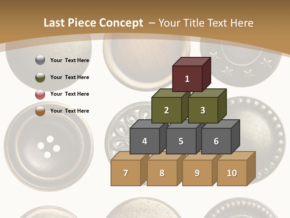 Decorative Sewing Macro PowerPoint Template