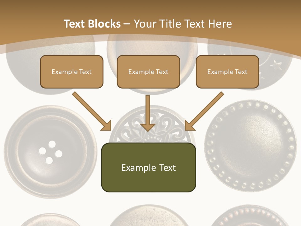 Decorative Sewing Macro PowerPoint Template