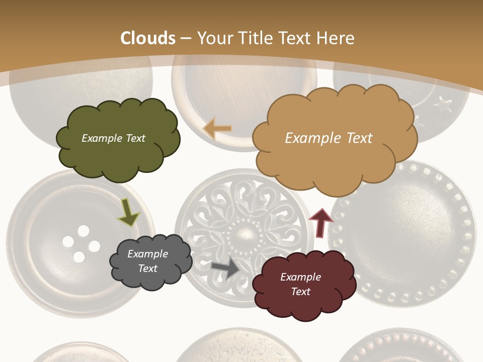 Decorative Sewing Macro PowerPoint Template