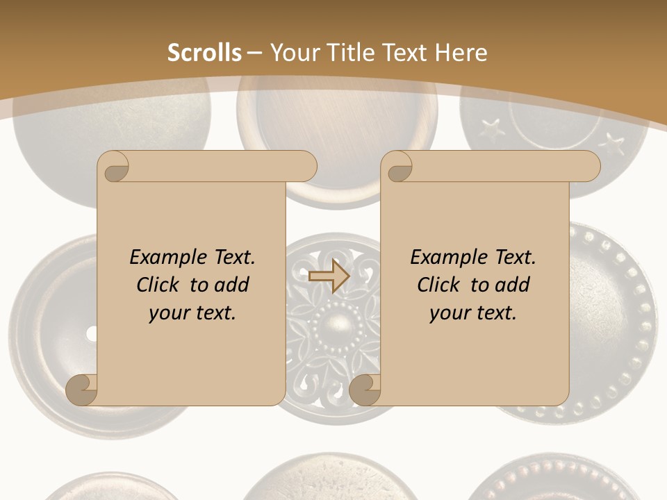 Decorative Sewing Macro PowerPoint Template