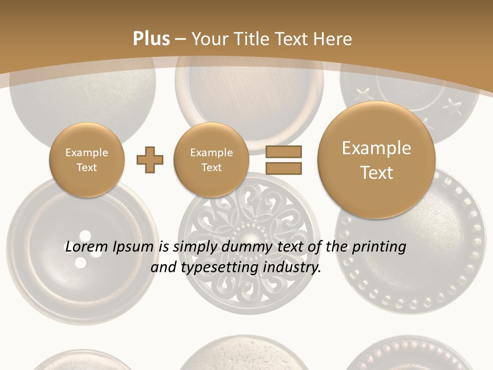 Decorative Sewing Macro PowerPoint Template