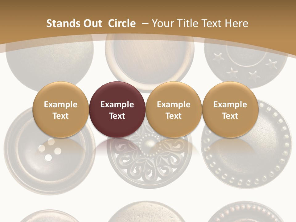 Decorative Sewing Macro PowerPoint Template