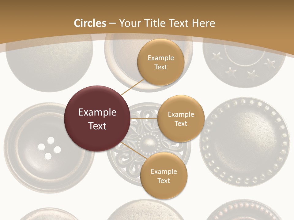 Decorative Sewing Macro PowerPoint Template