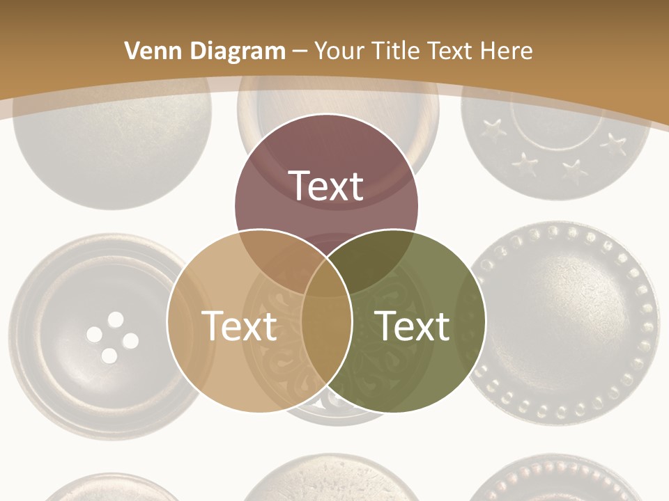 Decorative Sewing Macro PowerPoint Template