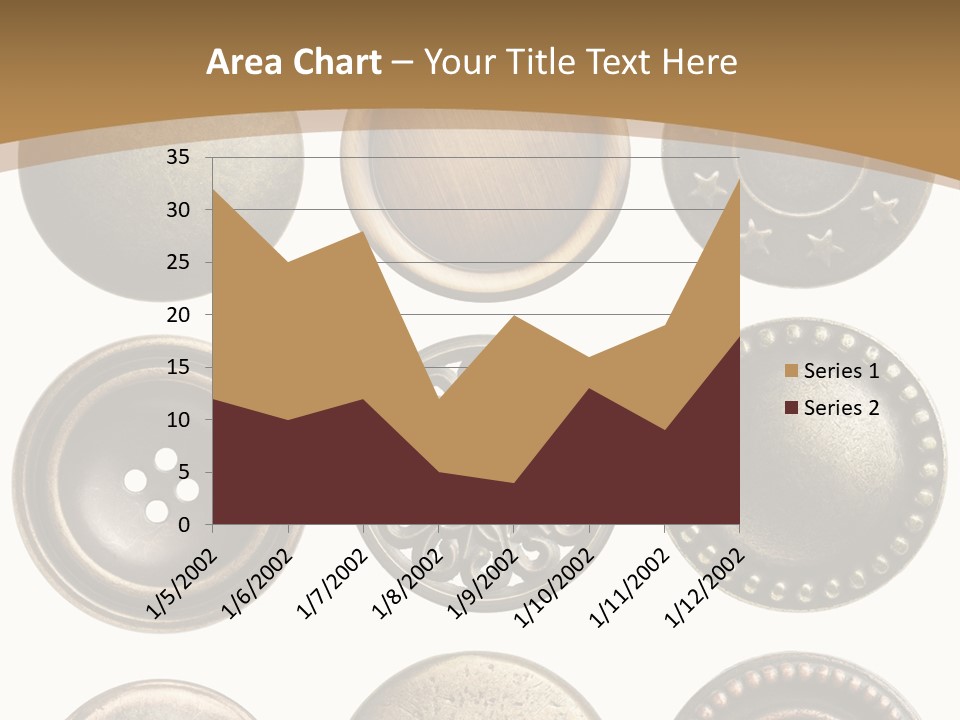 Decorative Sewing Macro PowerPoint Template