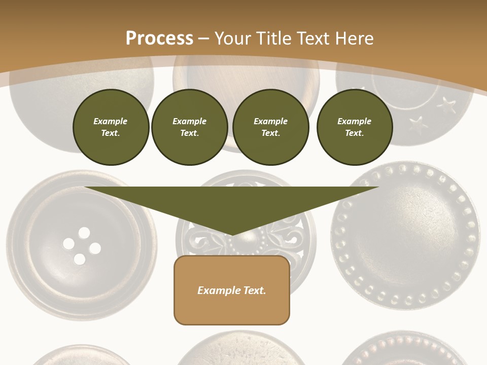 Decorative Sewing Macro PowerPoint Template