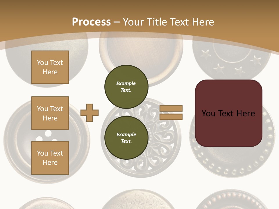 Decorative Sewing Macro PowerPoint Template