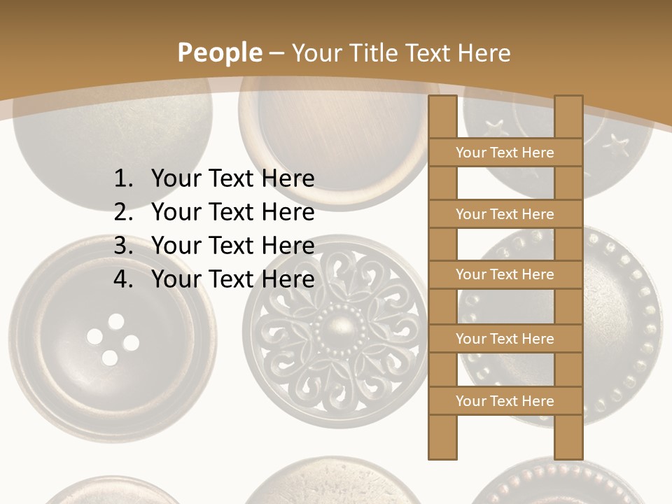 Decorative Sewing Macro PowerPoint Template