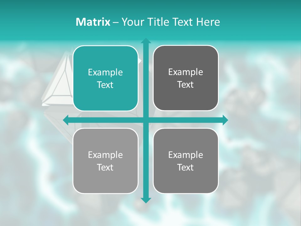 Semiconductor Nanotechnology Symmetry PowerPoint Template