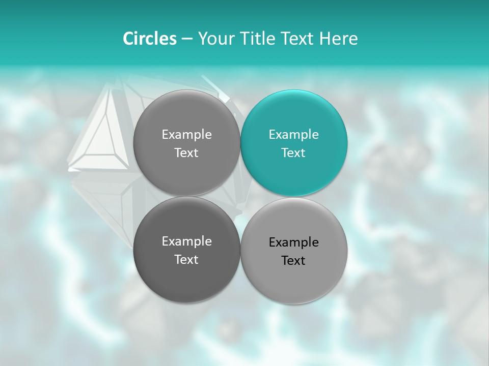 Semiconductor Nanotechnology Symmetry PowerPoint Template