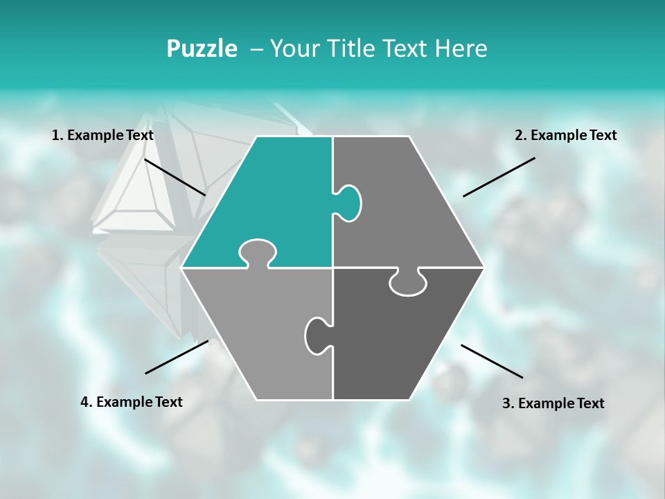 Semiconductor Nanotechnology Symmetry PowerPoint Template