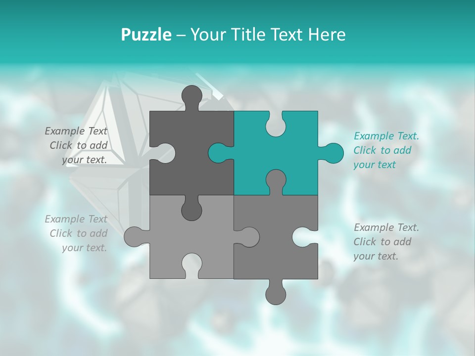 Semiconductor Nanotechnology Symmetry PowerPoint Template