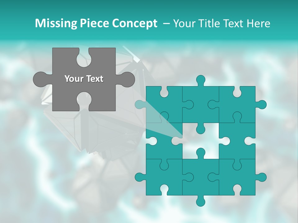 Semiconductor Nanotechnology Symmetry PowerPoint Template