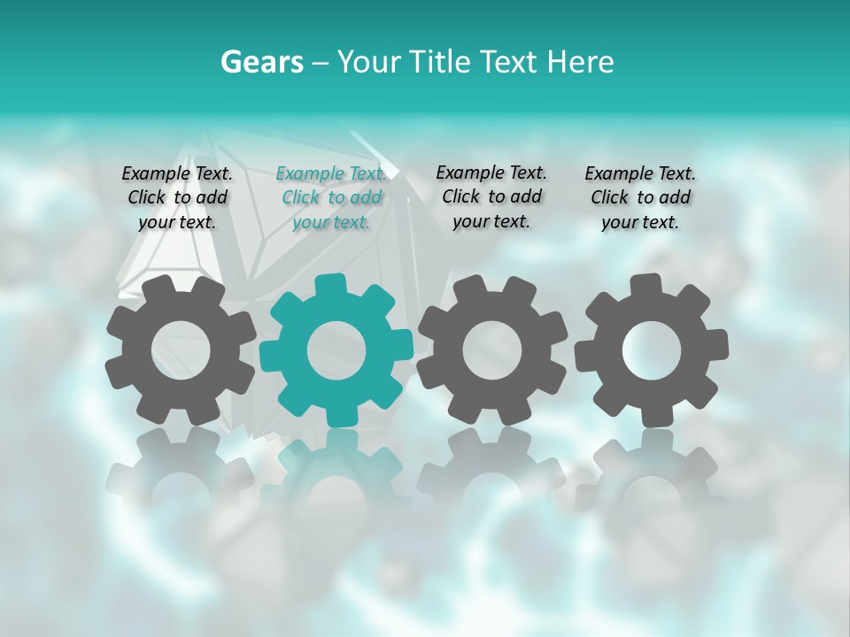 Semiconductor Nanotechnology Symmetry PowerPoint Template