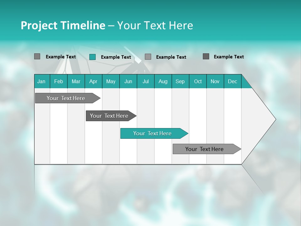 Semiconductor Nanotechnology Symmetry PowerPoint Template
