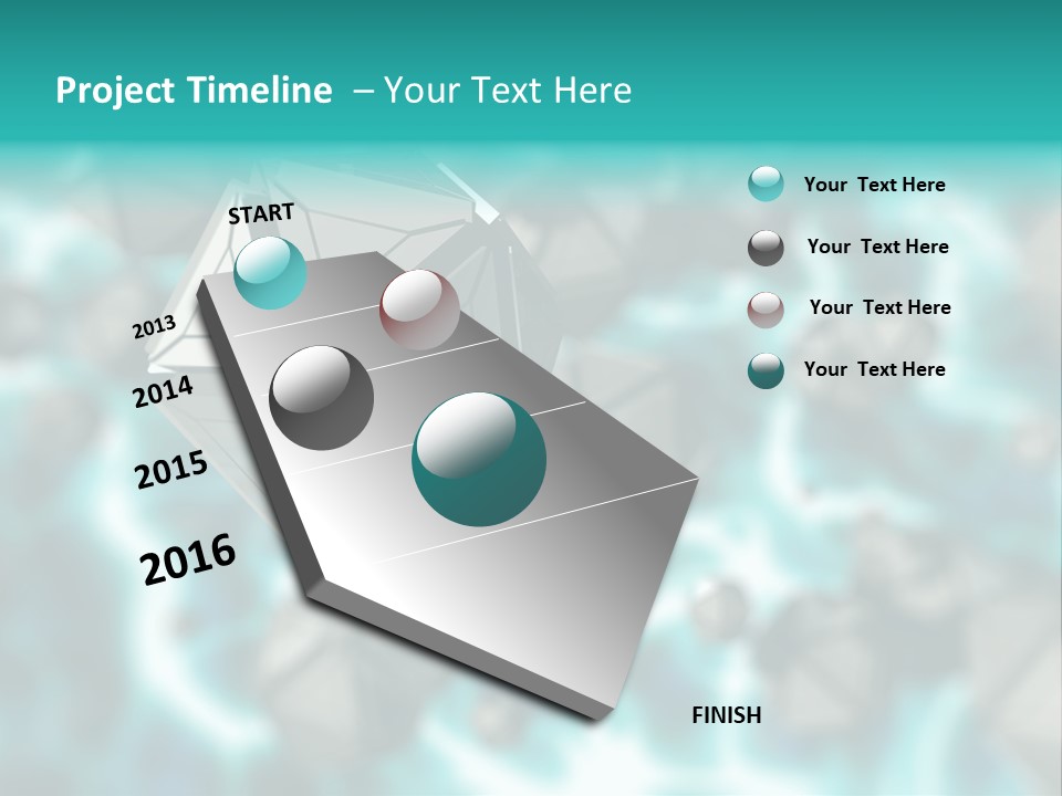 Semiconductor Nanotechnology Symmetry PowerPoint Template