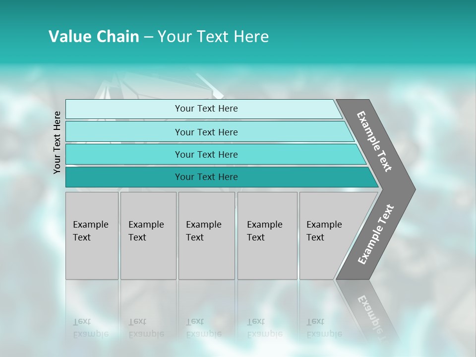 Semiconductor Nanotechnology Symmetry PowerPoint Template